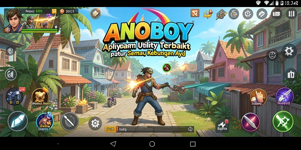 Tampilan antarmuka ANOBOY yang intuitif dan mudah digunakan.