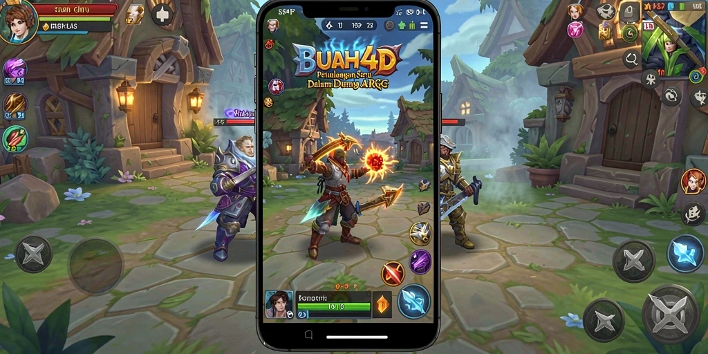 Tampilan gameplay BUAH4D yang penuh aksi dan petualangan.