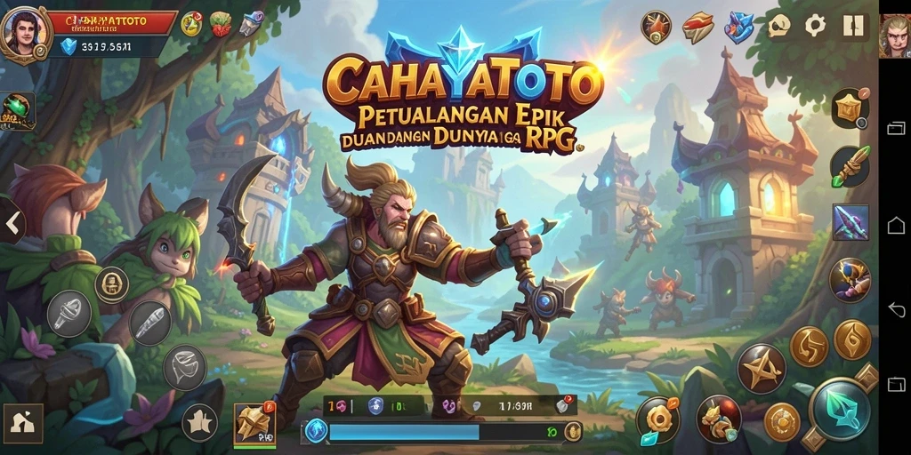 Gameplay RPG CAHAYATOTO yang mendebarkan dan penuh strategi.