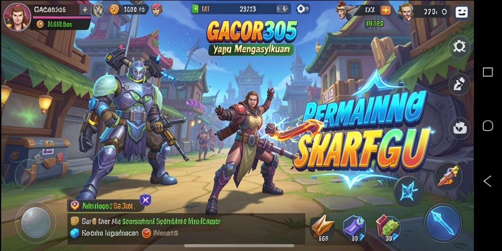 Tampilan gameplay GACOR305 yang mendebarkan dengan aksi strategi yang intens.