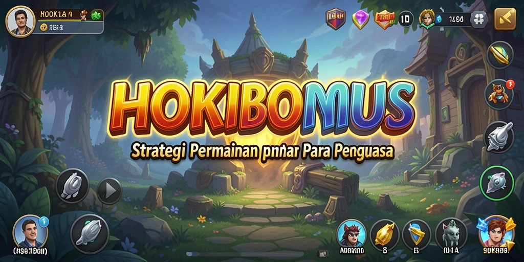 Tampilan gameplay menegangkan dari HOKIBONUS yang penuh strategi.