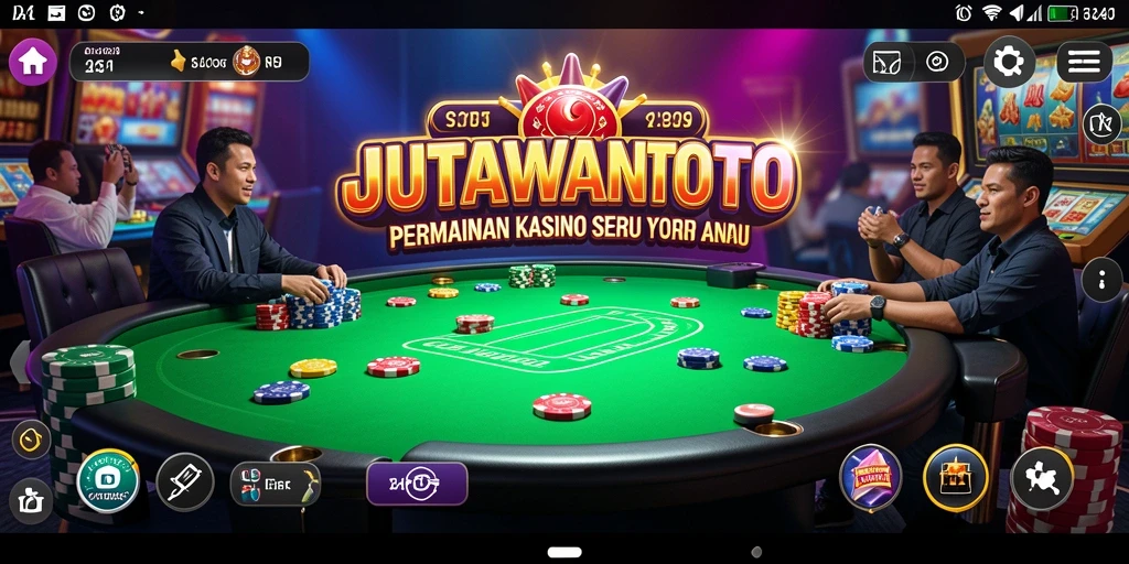 Tampilan gameplay menarik di JUTAWANTOTO yang memikat para pemain Kasino.