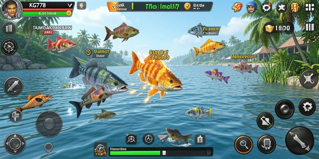 Gameplay seru Tembak Ikan dalam KG778 yang penuh warna.