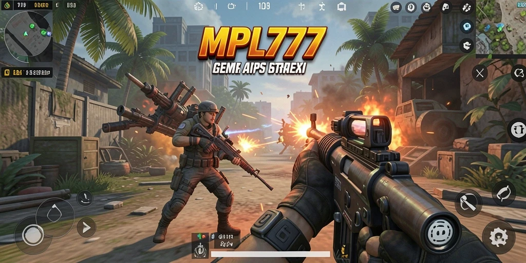Tampilan gameplay intens di MPL777 dengan aksi TPS yang mendebarkan.