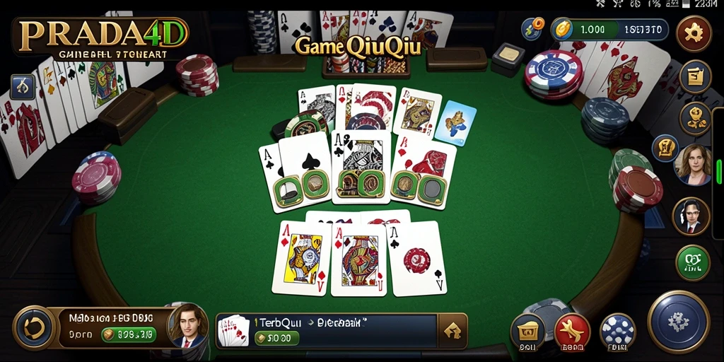 Tampilan gameplay QiuQiu yang menarik dan interaktif di PRADA4D.