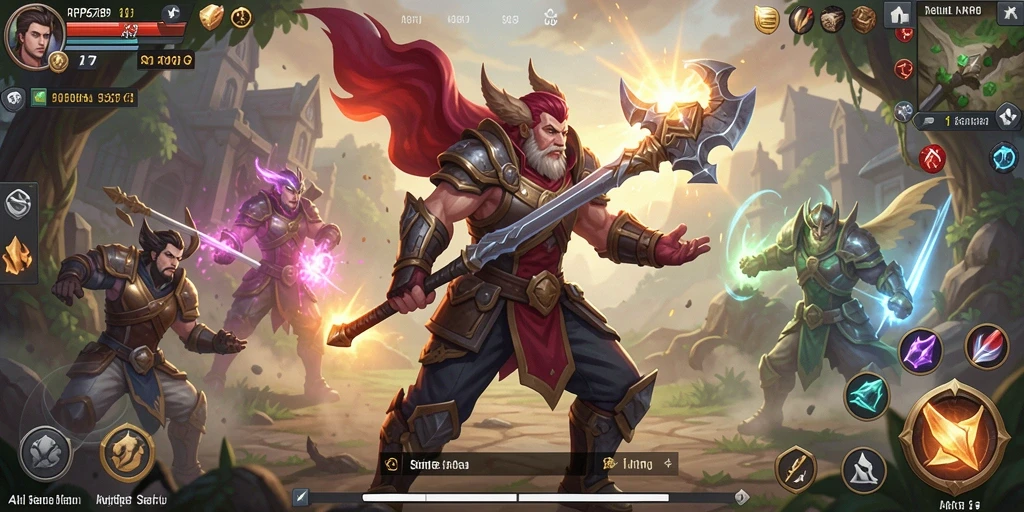 Tampilan menarik dari gameplay ARPG di RP6789.