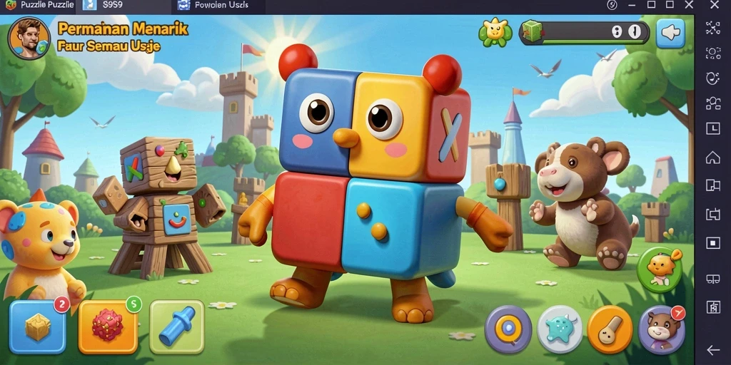 Tampilan gameplay S9S9 yang seru dan menantang.