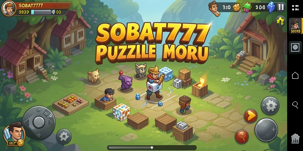 Screenshot gameplay SOBAT777 menampilkan teka-teki yang menarik dan menantang.
