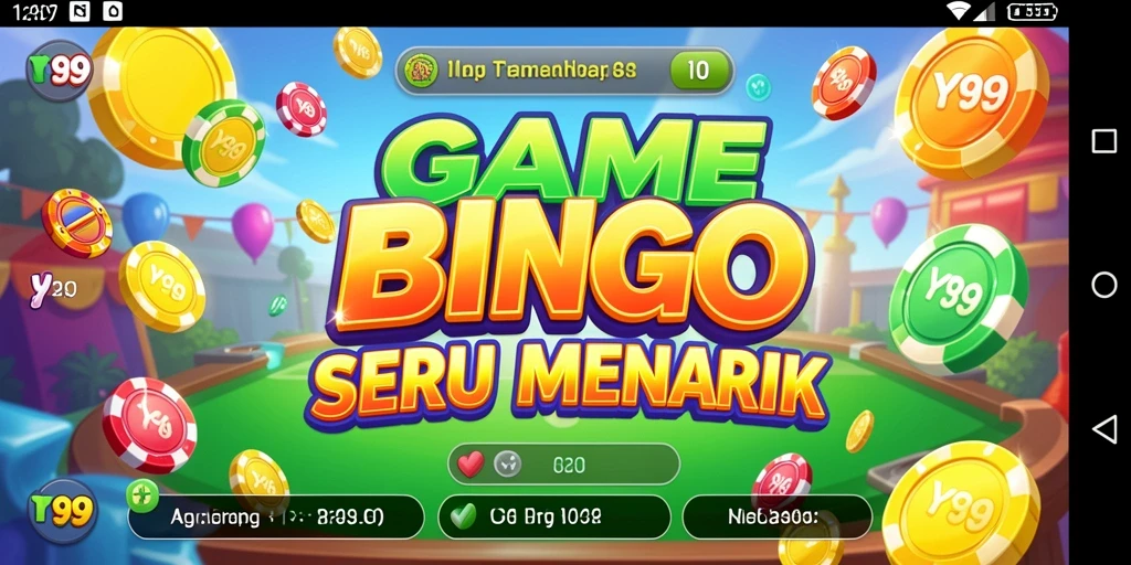 Tampilan gameplay yang menarik dari Y89 saat bermain Bingo.